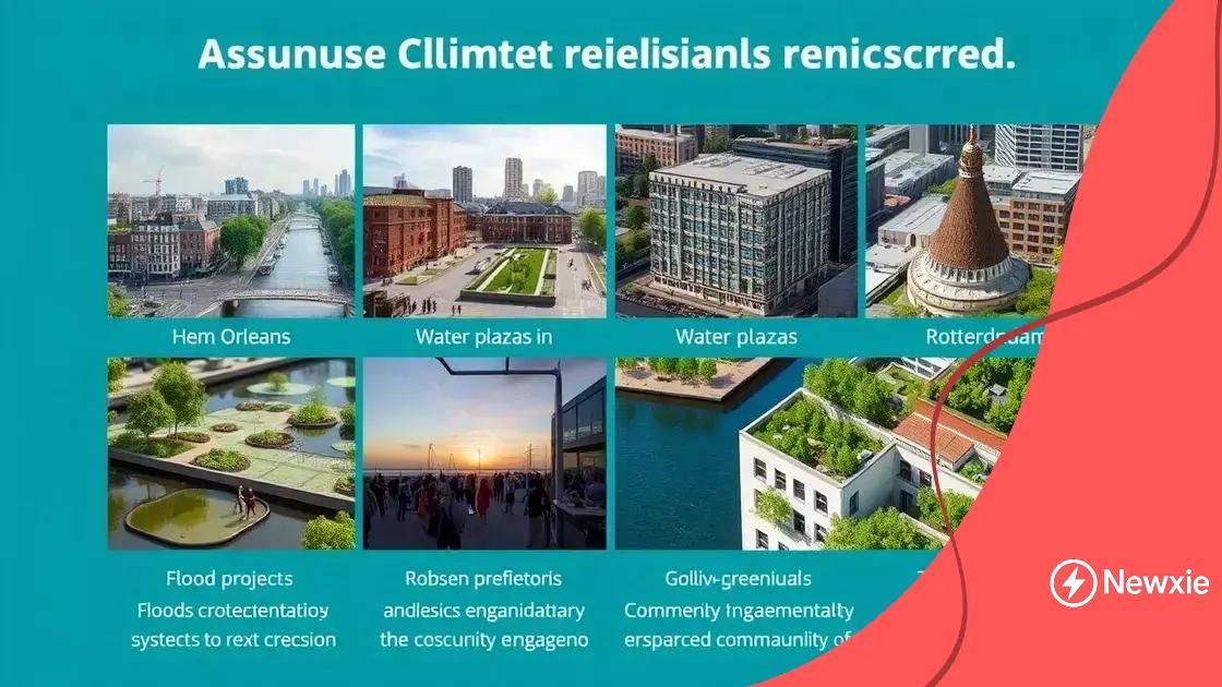 Examples of successful climate resilience projects
