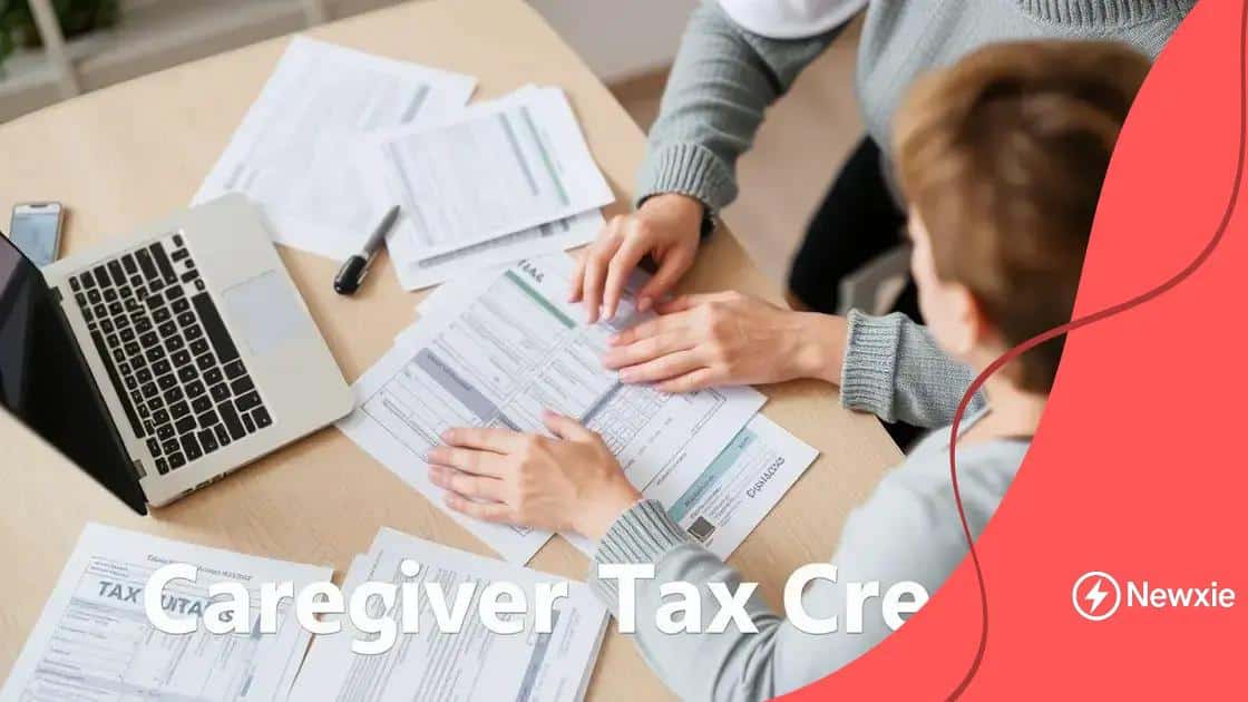 How to apply for caregiver tax credits