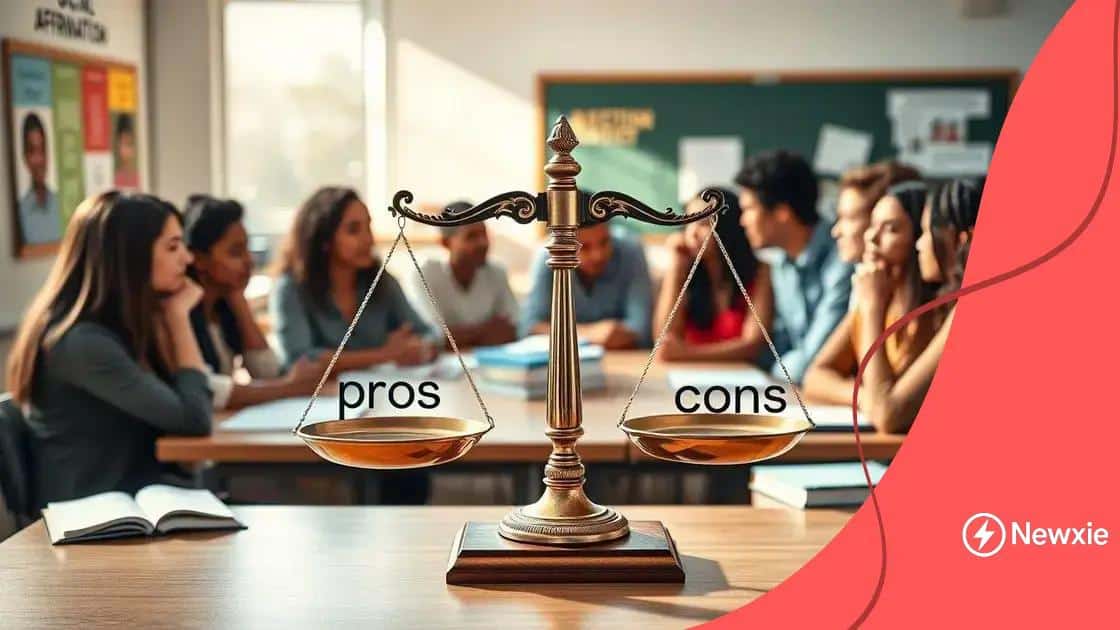 Pros and cons of affirmative action