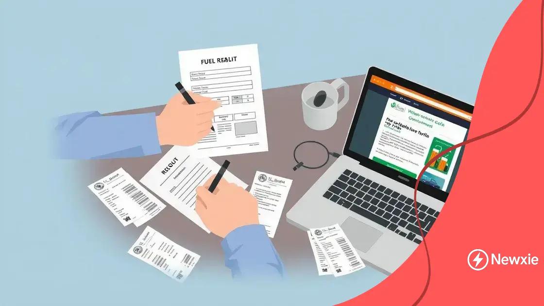 How to apply for fuel rebates