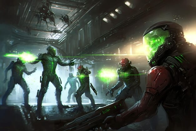 An action-packed scene from  Game, showcasing the game's combat system. The main character is battling a formidable enemy, with detailed visual effects highlighting the intensity of the encounter.