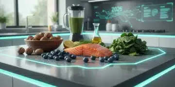 Assortment of brain-healthy foods for cognitive function
