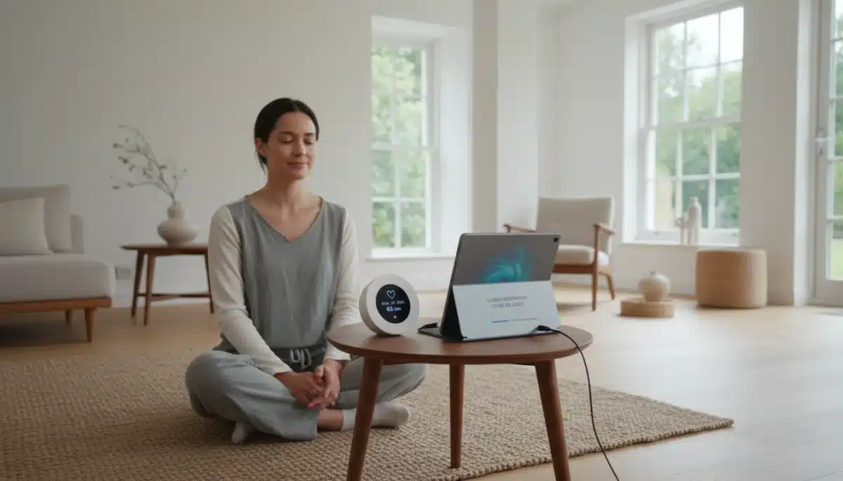 Digital mindfulness practice with smart devices